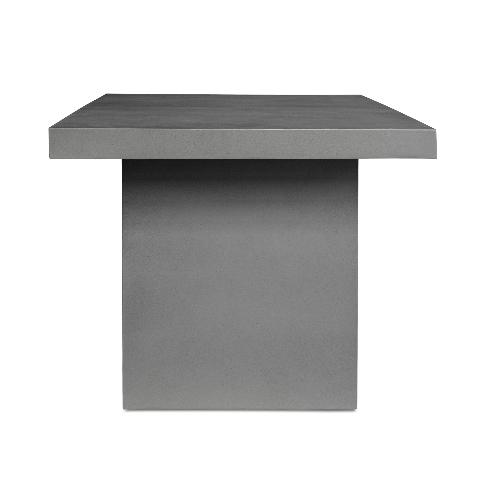 Aurelius 2 Outdoor Dining Table Grey, Outdoor Table by Moe's Home, 5'3" width x 2'6" height x 2'11.5" depth View 3