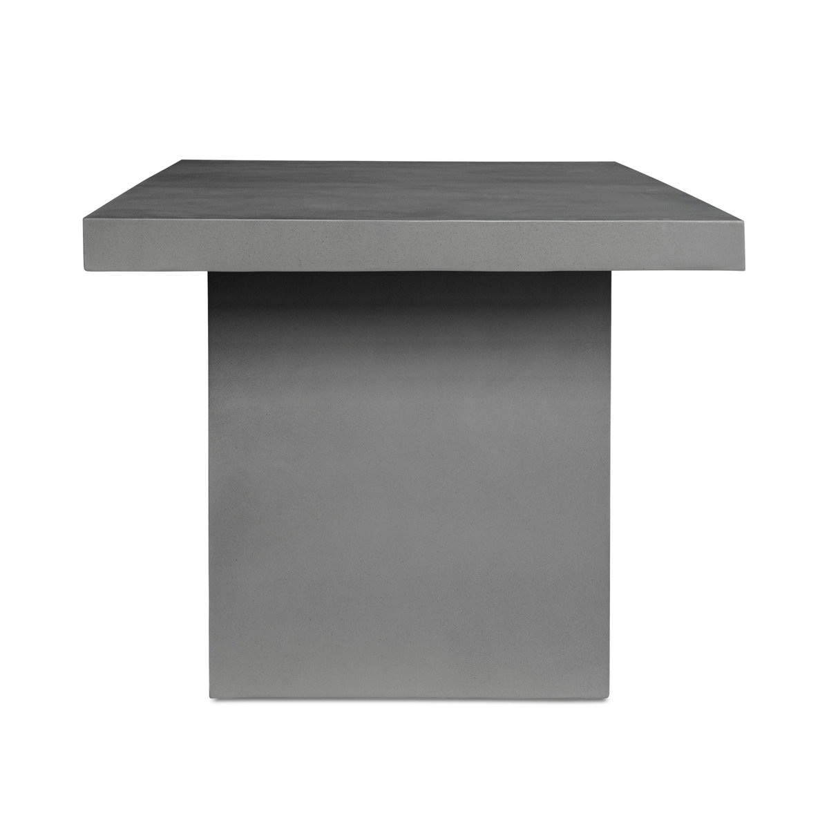 Aurelius 2 Outdoor Dining Table Grey, Outdoor Table by Moe's Home, 5'3" width x 2'6" height x 2'11.5" depth View 3