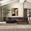 Form Corner Chair Espresso Brown Leather thumbnail 4