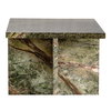 Blair Accent Table Rainforest Green Marble, Side & End Table by Moe's Home, 14" width x 20" height x 14" depth thumbnail 4