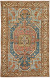 Antique One of a Kind Handmade Rug, by Surya, 5'3" length x 3'5" width thumbnail