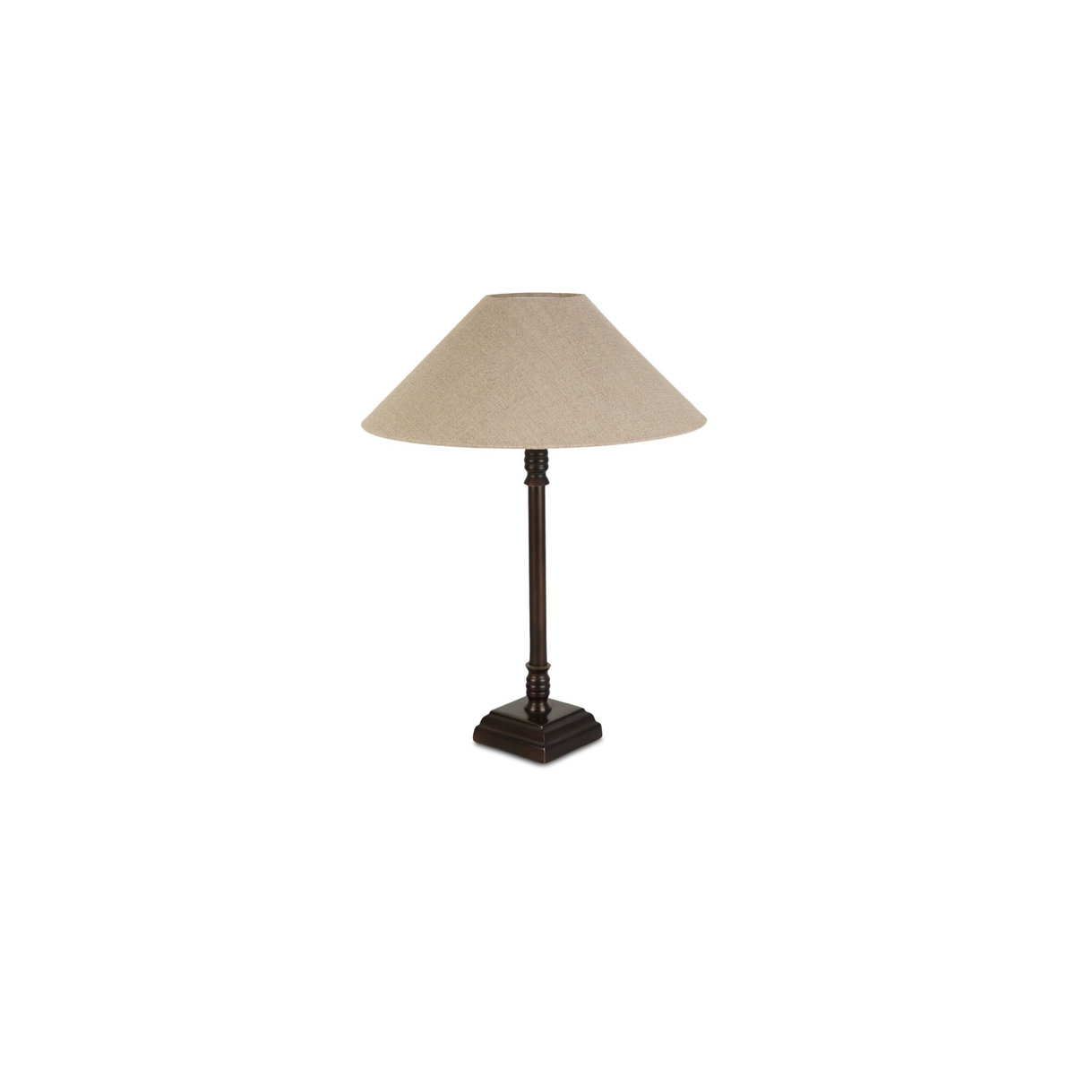 Mayfair Table Lamp Brown, by Moe's Home, 13.75" width x 20" height x 13.75" depth View 1