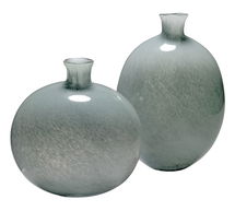 Online Designer Other Vivienne Glass Vases, Set of 2, Gray