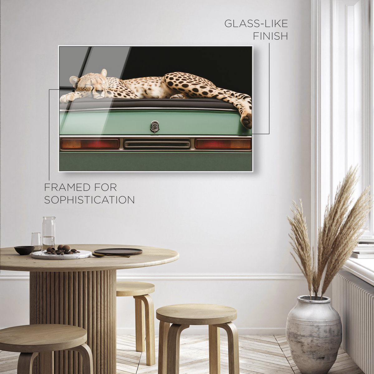 Sleepy Cadi Cheetah (No Embellishment), Art by Oliver Gal,  30x20 View 5