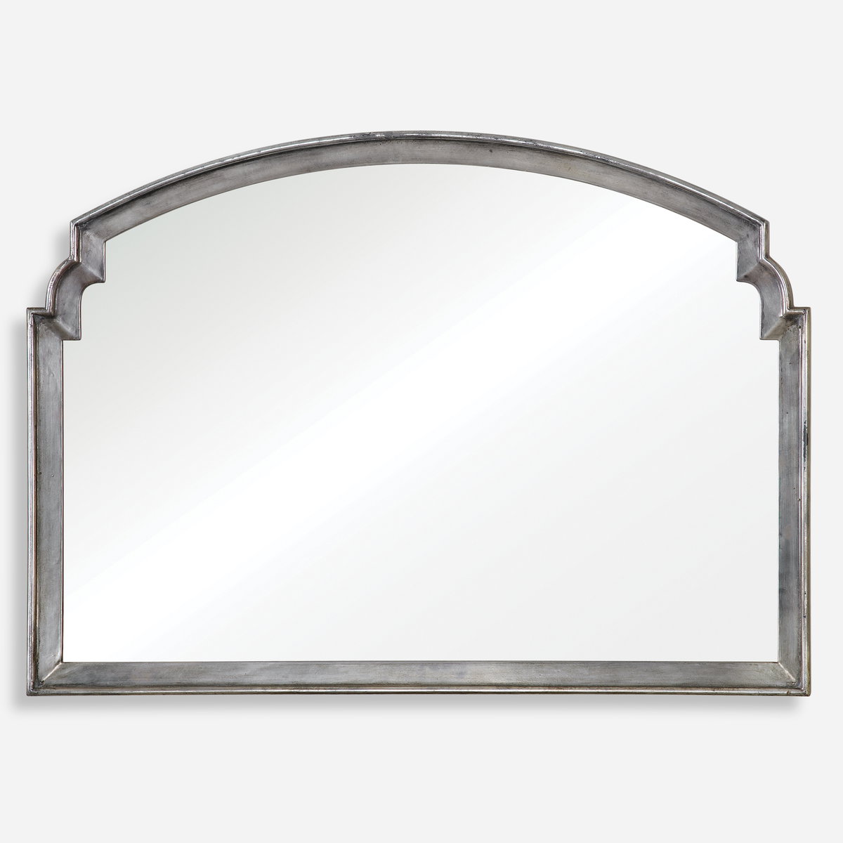 Via Della Silver Mirror, by Uttermost, 3'5.87" width x 2'5.25" height x 1.25" depth View 1