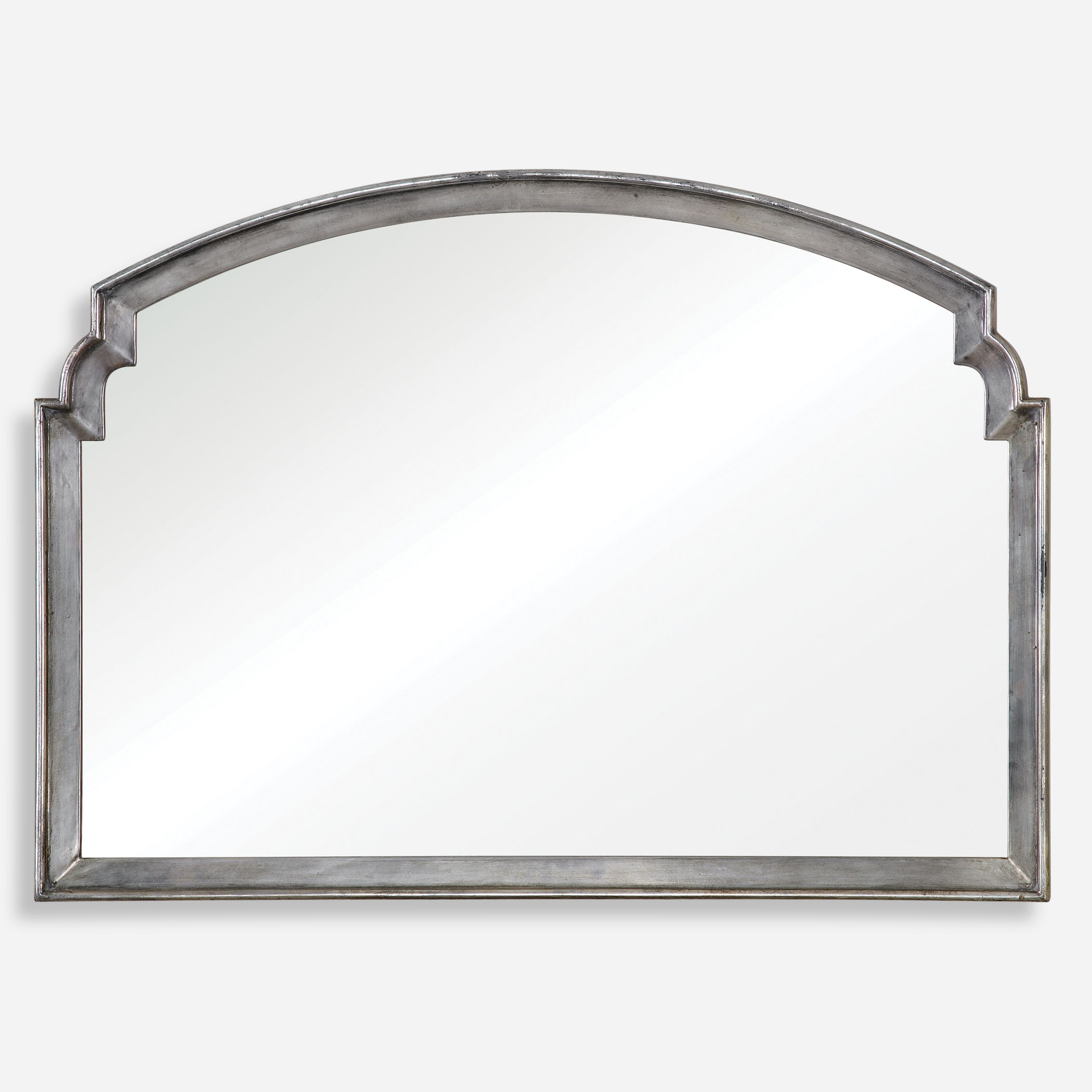 Via Della Silver Mirror, by Uttermost, 41.87" width x 29.25" height x 1.25" depth View 1
