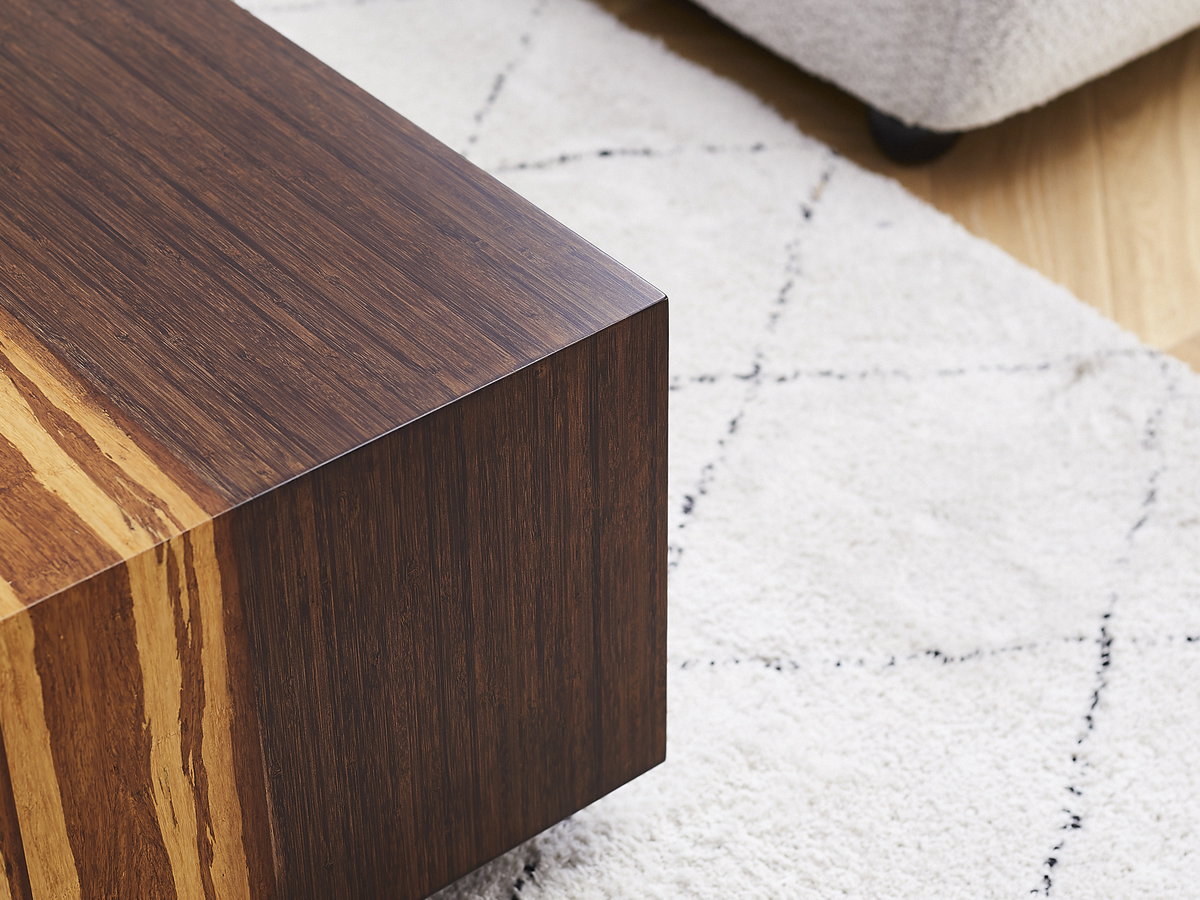Azara Cube, Sable, Coffee Table by Greenington, 40.5" length x 40.5" width x 15" height View 4