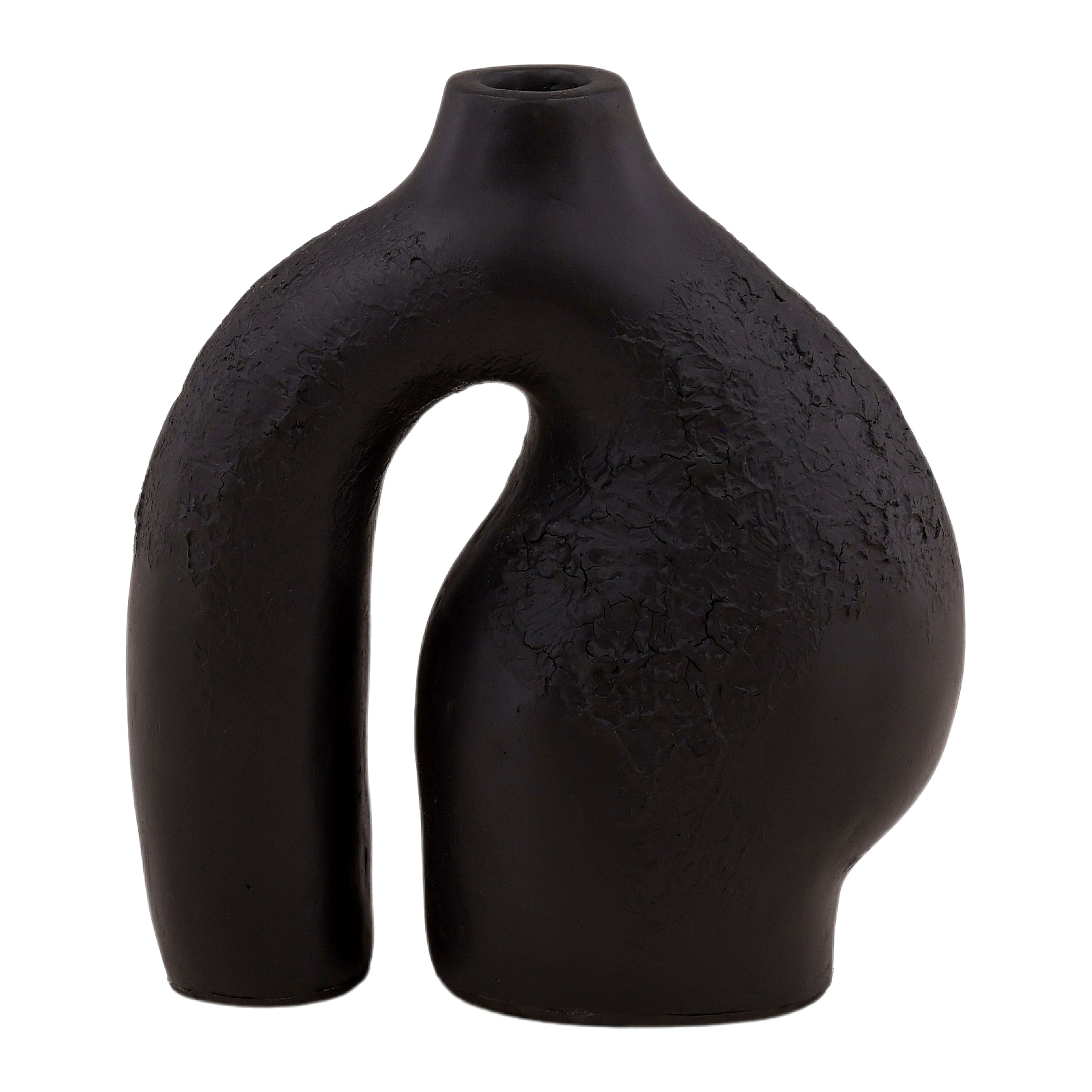 Ignazio Candle Holder Black large image 