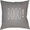 Boo Accent Pillow, Decorative Pillow by Surya, 18" length x 18" width thumbnail
