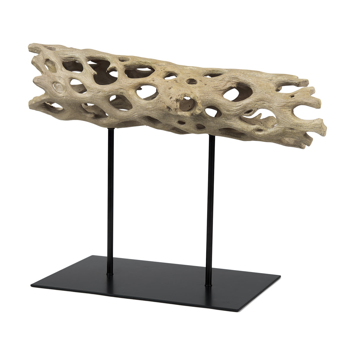 Dwell Cholla Wood Resin Decorative Object, by Mercana, 17.32" length x 7.09" width x 12.4" height View 1