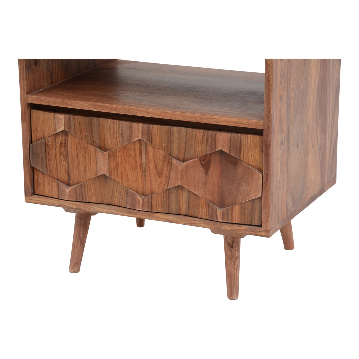 O2 Nightstand Natural, by Moe's Home, 22" width x 22" height x 16" depth View 8