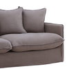 Lexia Sofa Slipcover Stone, Sofas & Sectional by Dovetail, 82.79" width x 29.34" height x 38.19" depth thumbnail 6