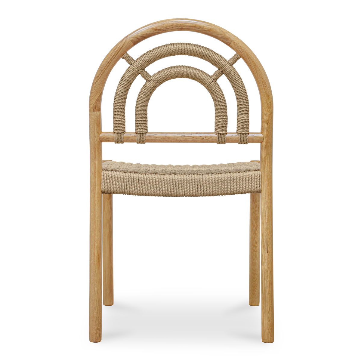 Avery Dining Chair Natural – Set Of Two, by Moe's Home, 20" width x 34.75" height x 21.5" depth View 4