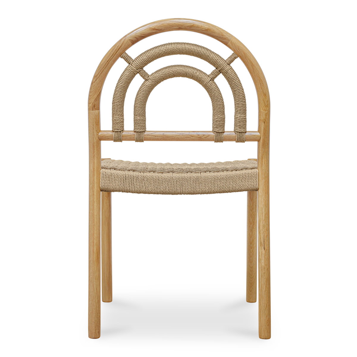Avery Dining Chair Natural – Set Of Two, by Moe's Home, 20" width x 34.75" height x 21.5" depth View 4