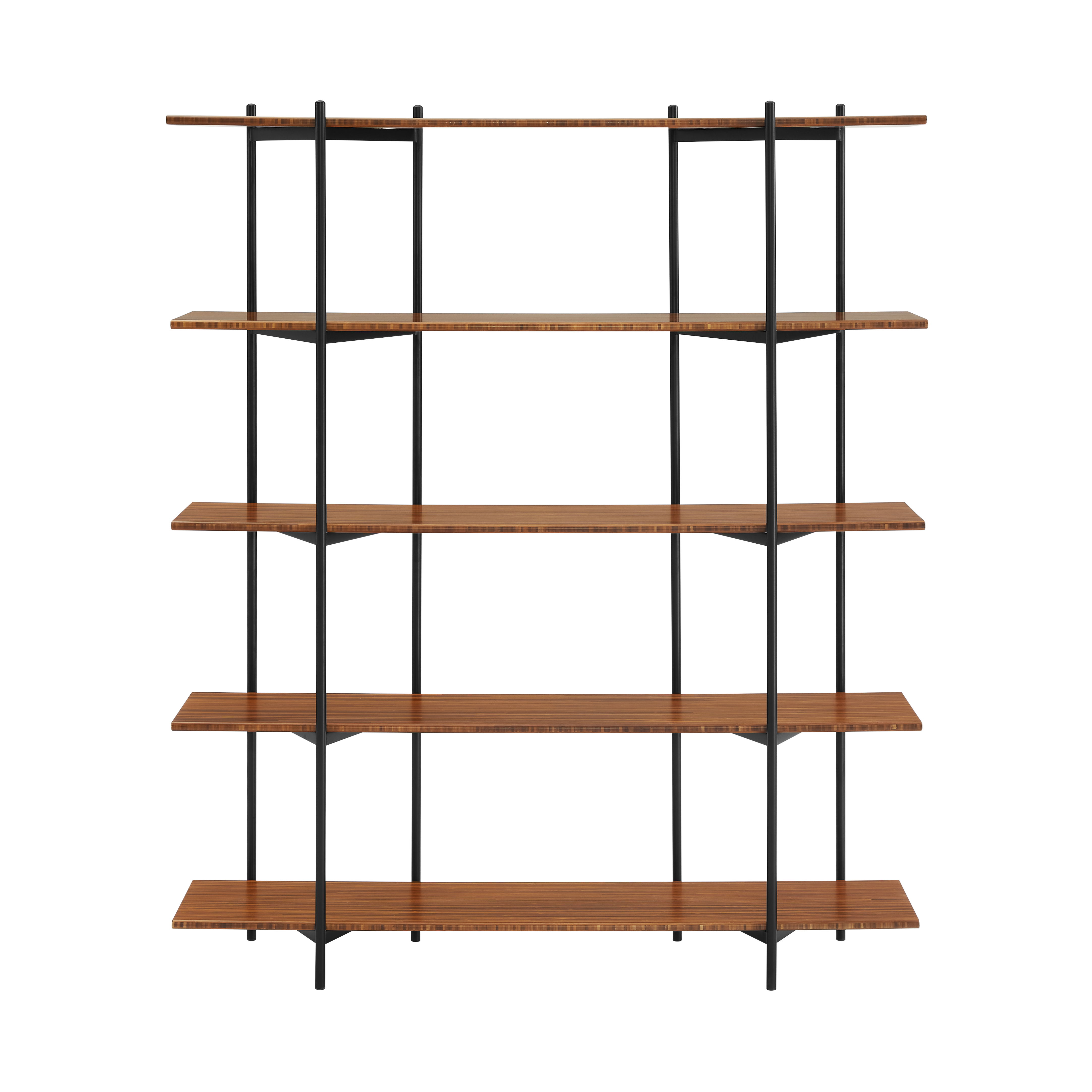 Studio Plus Metal Shelf, Amber, File Storage by Greenington, 13.5" length x 55" width x 66" height View 2