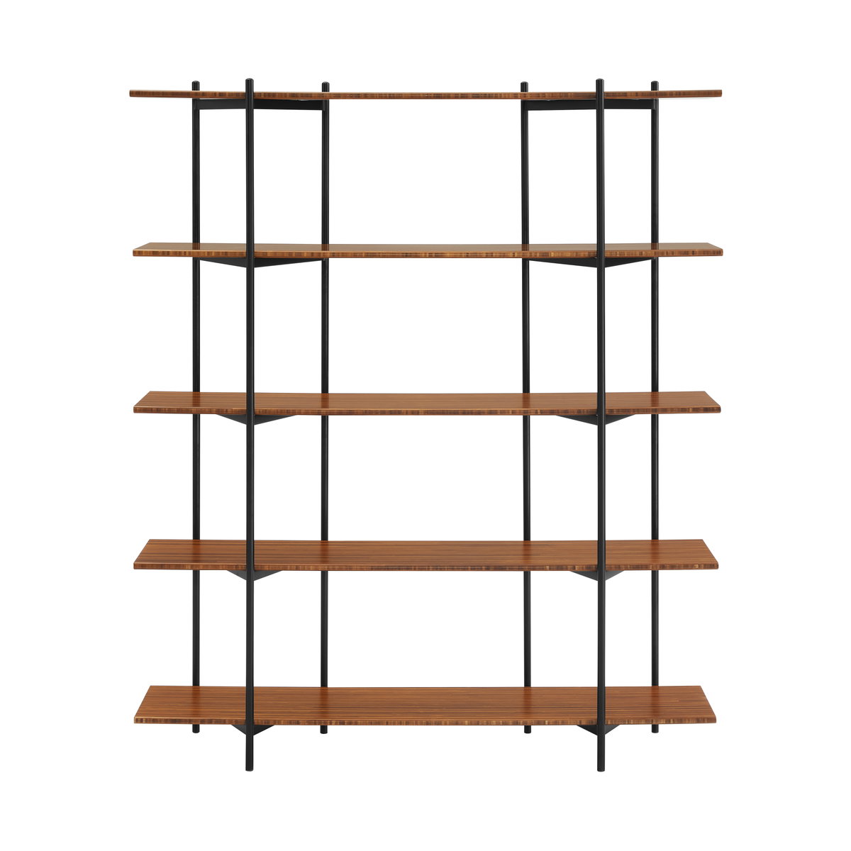 Studio Plus Metal Shelf, Amber, Shelving & Bookcase by Greenington, 13.5" length x 55" width x 66" height View 2