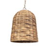 Rotorua 1 Light Sea Grass Pendant, Ceiling Light by Uttermost, 13.75" width x 19" height x 13.75" diameter x 13.75" depth thumbnail 4