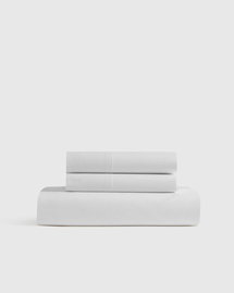 Online Designer Bedroom Classic Organic Percale Fitted Sheet Set