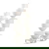 Lido White Stone Candleholders, Set/2 thumbnail 0