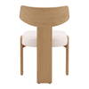 Ian Dining Chair Set of 2 Natural, by Dovetail, 21.53" width x 32.5" height x 21.9" depth thumbnail 4