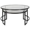 Rhea Black Nesting Coffee Tables S/2 thumbnail 4