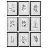 Farmhouse Florals Framed Prints Set/9, Art by Uttermost, 17.5" width x 23" height x 0.75" depth thumbnail 1