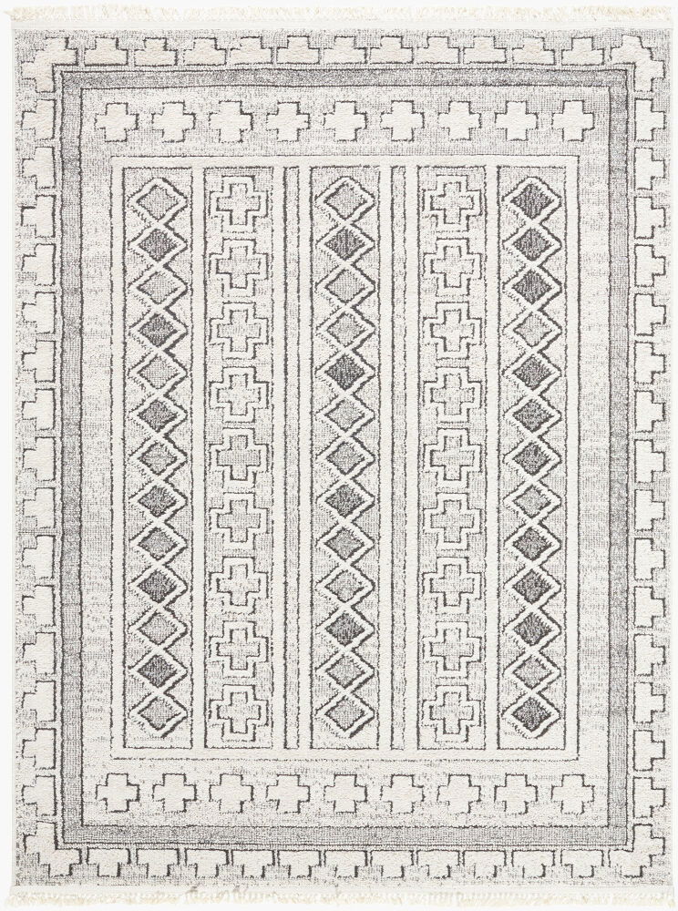 Berlin Machine Woven Rug, by Surya, 1'3.75" length x 1'3.75" width