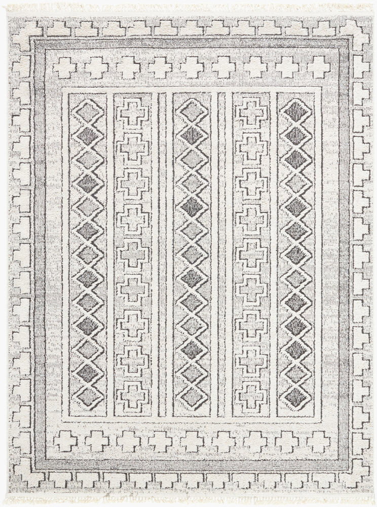 Berlin Machine Woven Rug, by Surya, 1'3.75" length x 1'3.75" width