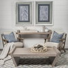 Elaine III 60L x 16W Brown Wood Angled Leg Console Table, by Mercana, 60" length x 16" width x 33" height thumbnail 2