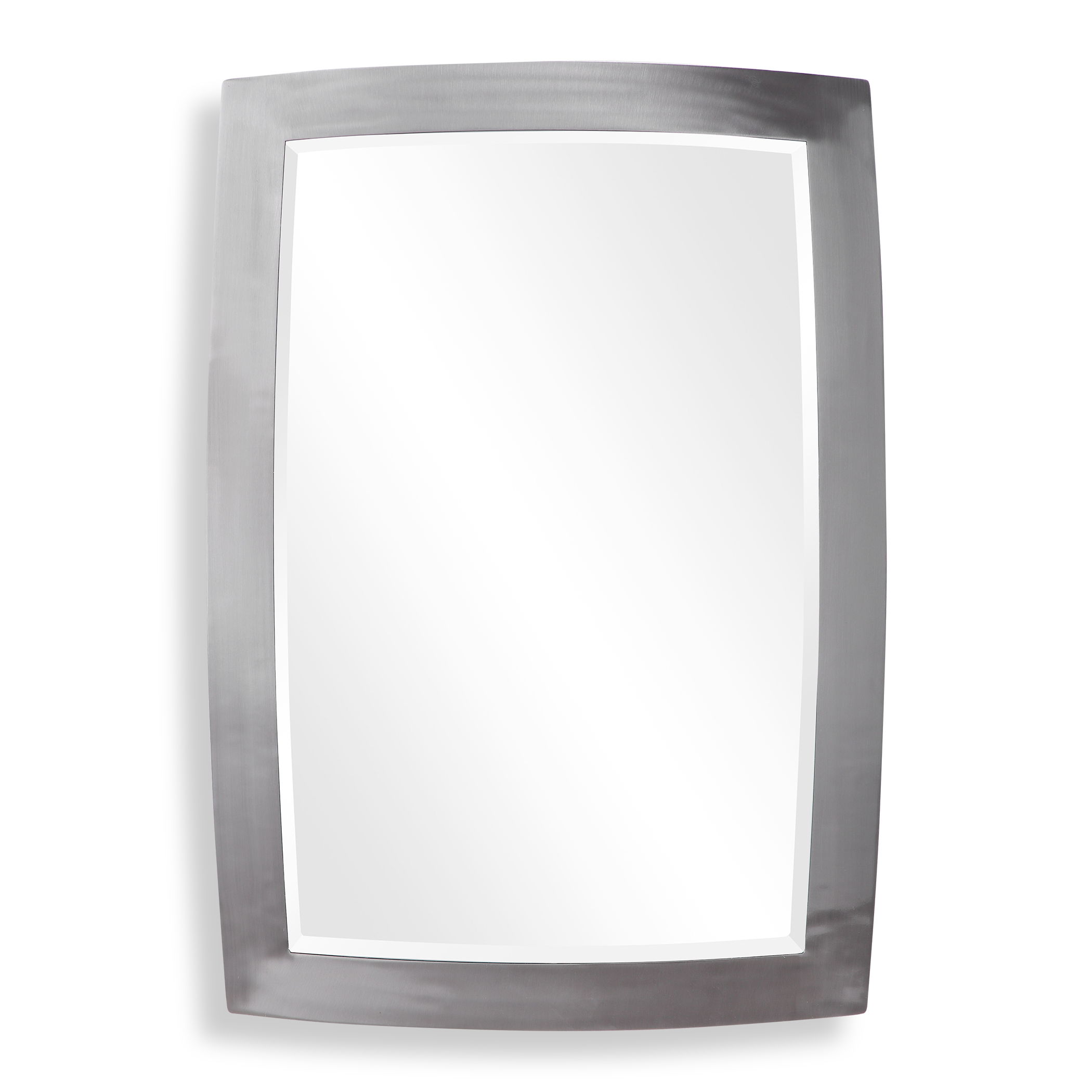 Haskill Brushed Nickel Mirror large image 