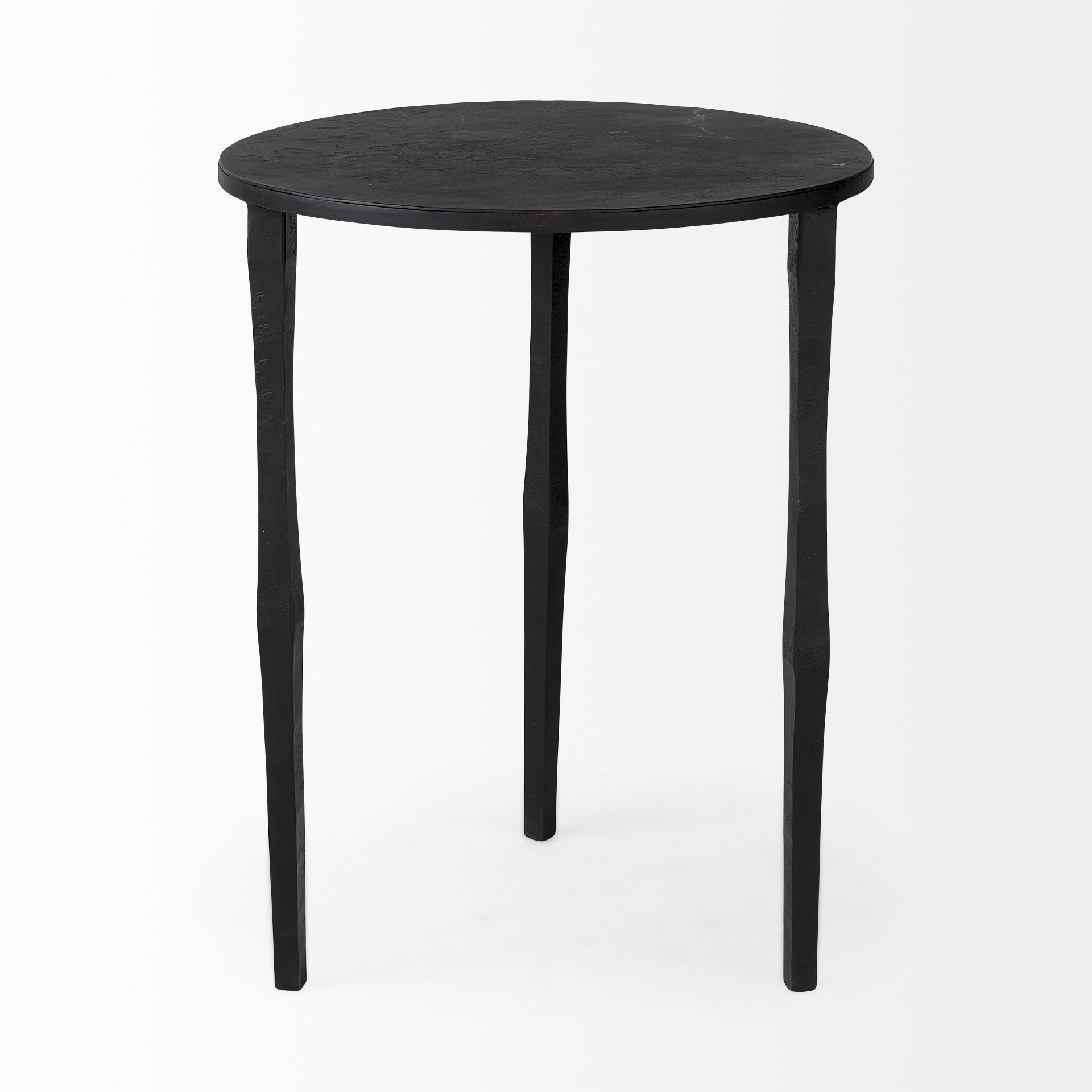 Timothy 16.0L x 16.0W X 20.0H Ebony Black Iron Side Table, Side & End Table by Mercana, 16" length x 16" width x 20" height View 4