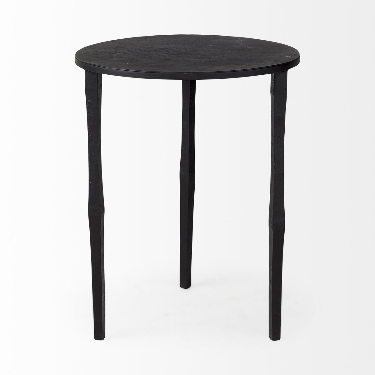 Timothy 16.0L x 16.0W X 20.0H Ebony Black Iron Side Table, Side & End Table by Mercana, 16" length x 16" width x 20" height View 7