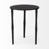 Timothy 16.0L x 16.0W X 20.0H Ebony Black Iron Side Table, Side & End Table by Mercana, 16" length x 16" width x 20" height thumbnail 7