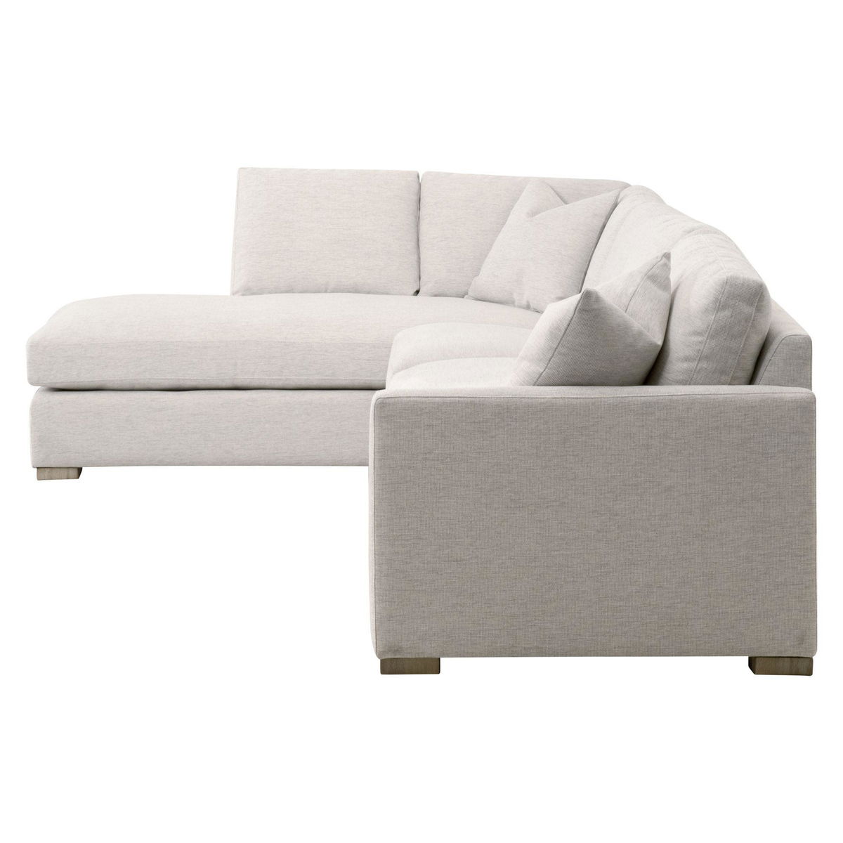 Clara Modular Left-Facing Chaise, Seating by Essentials for Living, 37.5" width x 34" height x 79.75" depth View 10