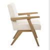 Blakely White Dining Arm Chair, Dining Chair by Uttermost, 25.5" width x 34.5" height x 27" depth thumbnail 6
