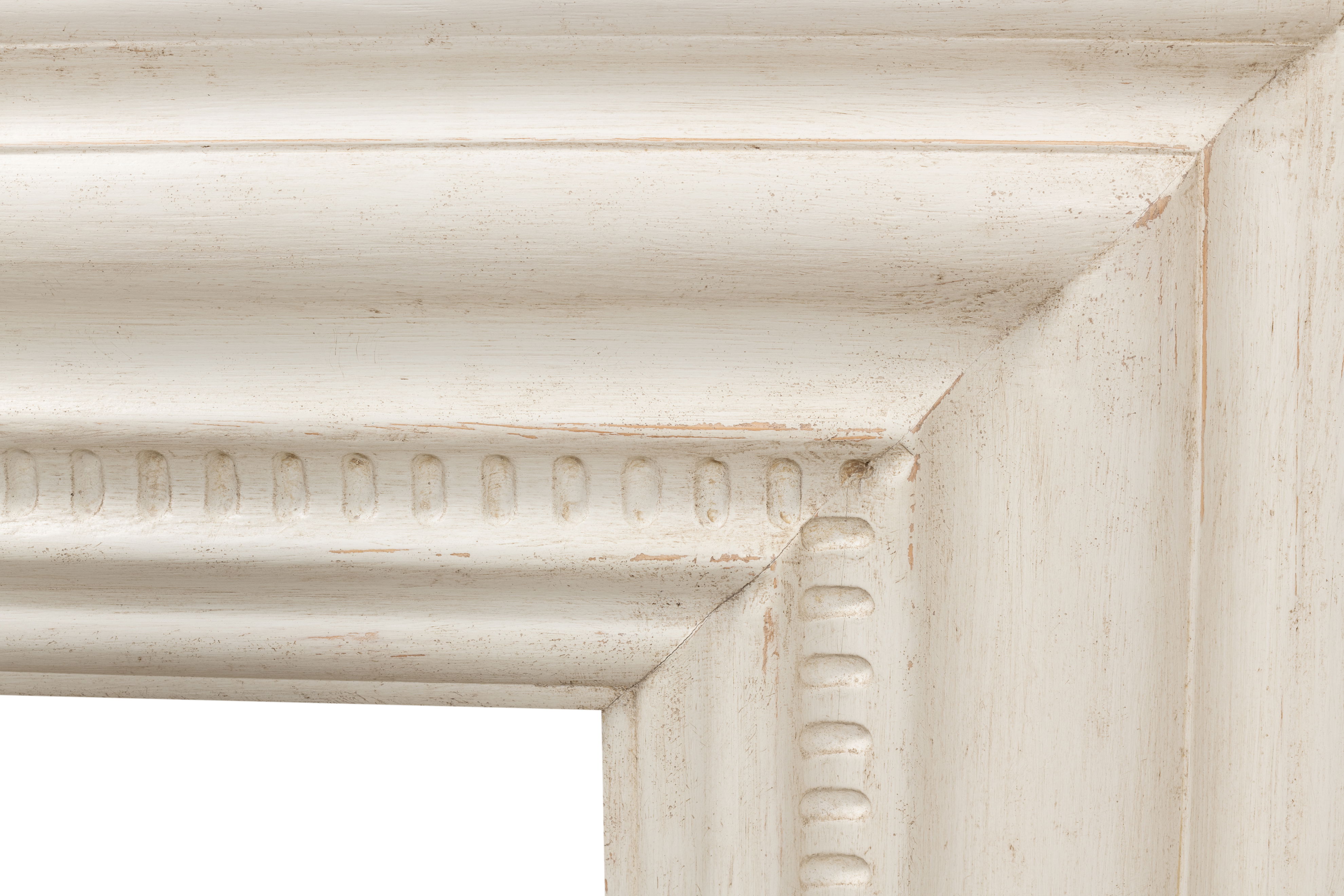 Mantel Console, Antique White large image 