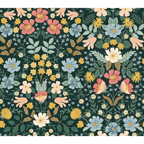 Bramble Garden Emerald Peel & Stick Wallpaper