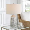 Cyclone Ivory Table Lamp, by Uttermost, 1'4" width x 2'0.75" height x 1'4" depth thumbnail 2