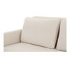 Pellicano Sofa Cream, Sofas & Sectional by Moe's Home, 98" width x 34.35" height x 36.5" depth thumbnail 6