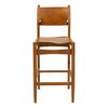 Rossana Counter Stool Brown, Counter & Bar Stool by Dovetail, 18" width x 41.3" height x 23" depth thumbnail 2