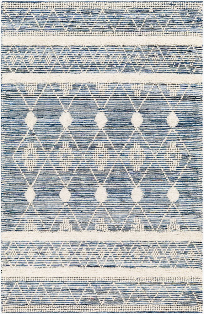 Nadine Handmade Rug, by Surya, 9' length x 6' width