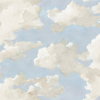 Clouds on Canvas Blue Peel & Stick Wallpaper, by York Wall, 20' length x 1'8.5" width x 0.02" depth thumbnail