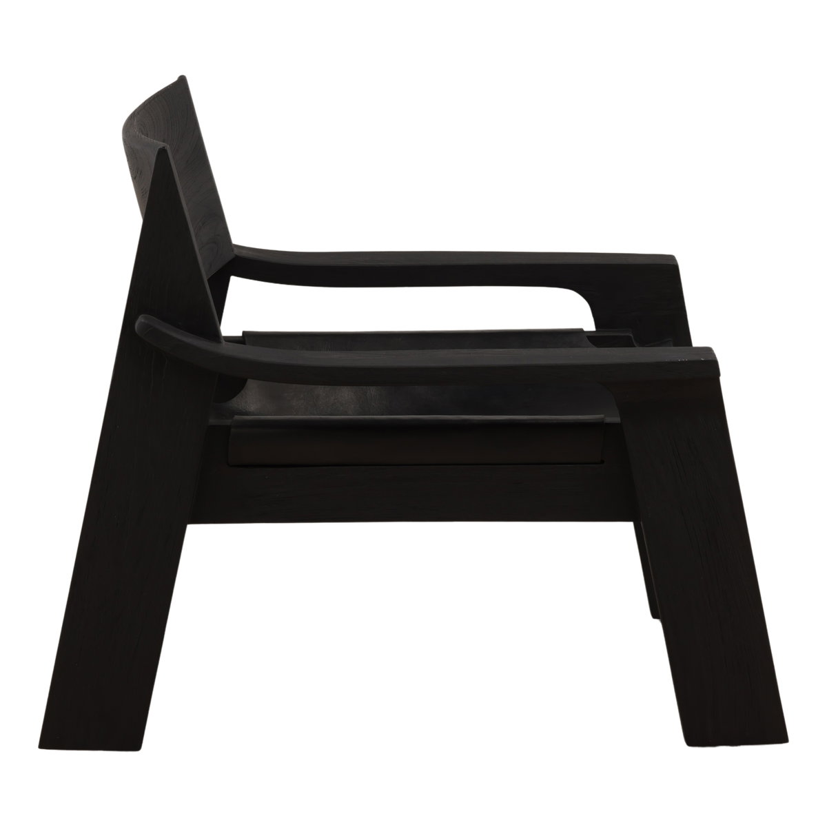 Osorio Occasional Chair Black, Accent Chair by Dovetail, 31.33" width x 28.14" height x 34.17" depth View 3