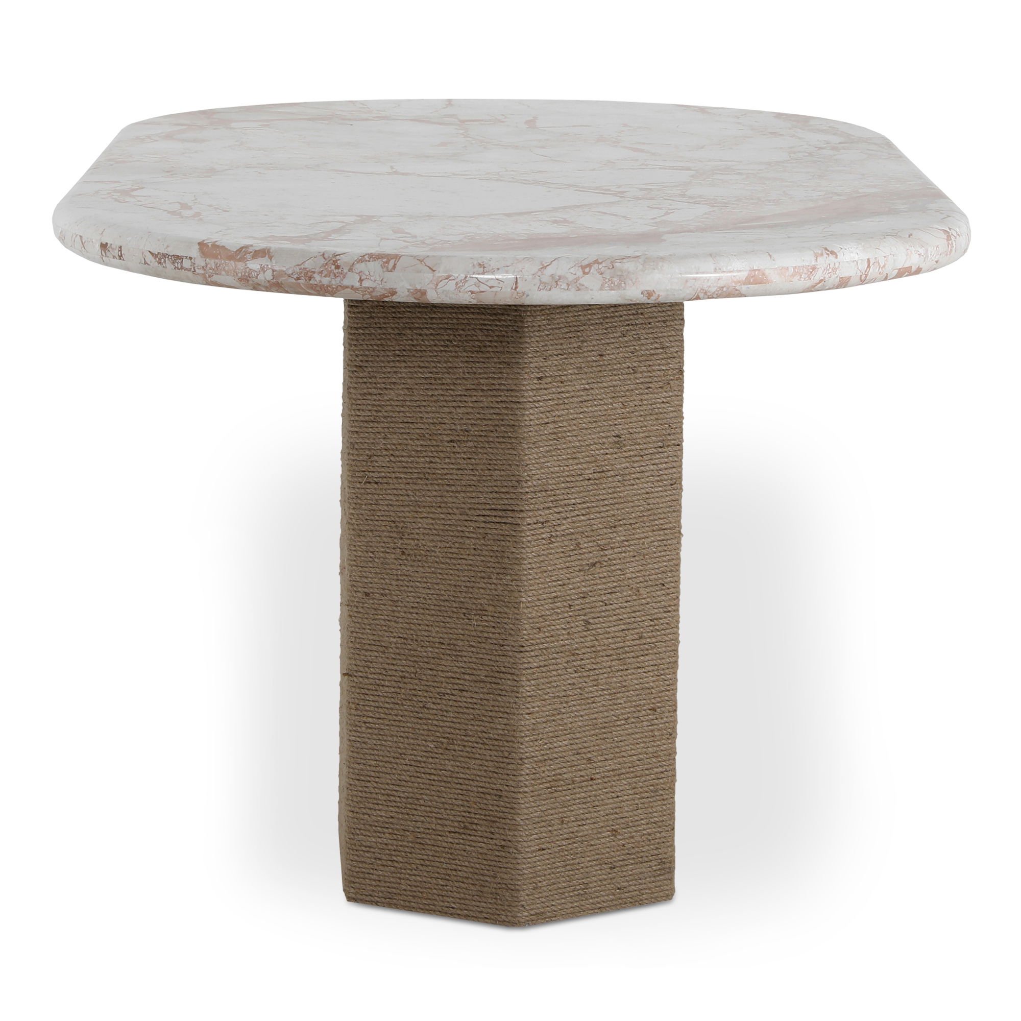 Sartoria Dining Table Breccia Marble, by Moe's Home, 72" width x 30" height x 40" depth View 3
