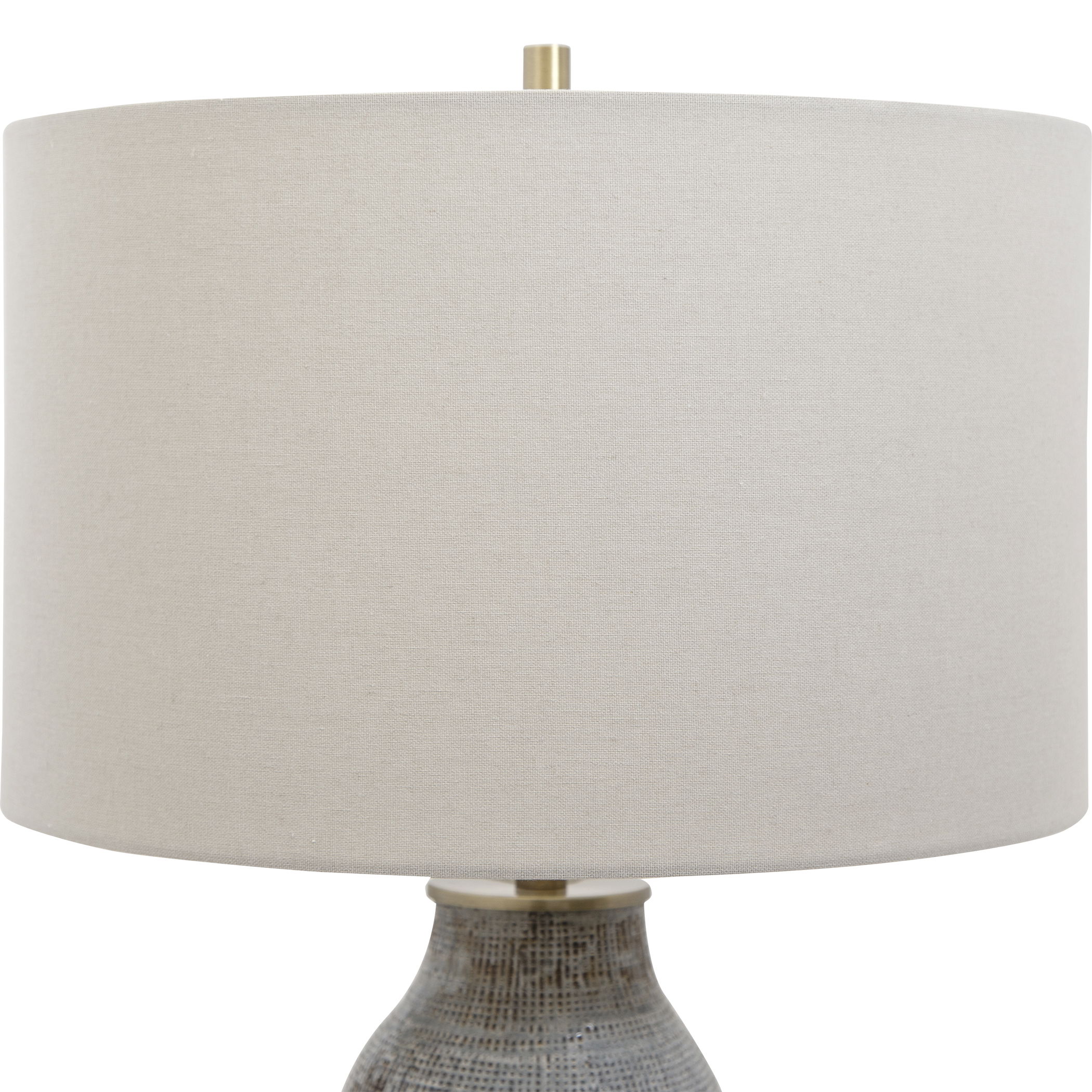 Monacan Gray Textured Table Lamp large image 