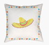 Sombrero Accent Pillow, Decorative Pillow by Surya, 20" length x 20" width thumbnail