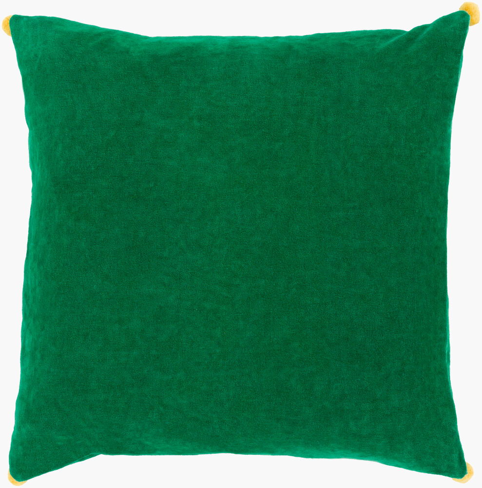 Velvet Poms Accent Pillow large image 