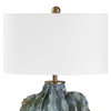 Ruffle Up Blue Green Table Lamp, by Uttermost, 18" width x 23" height x 18" depth thumbnail 5