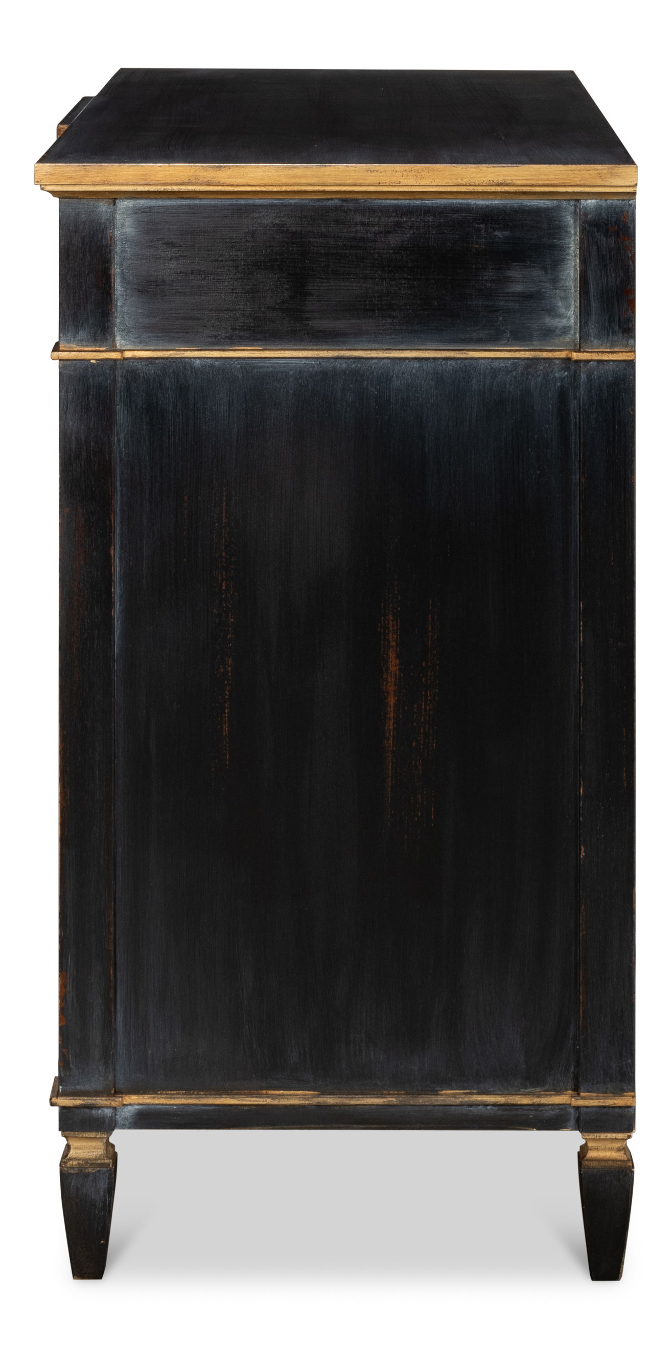 Azzalene Single Dresser  Black W/Gold large image 