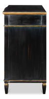 Azzalene Single Dresser  Black W/Gold thumbnail 3